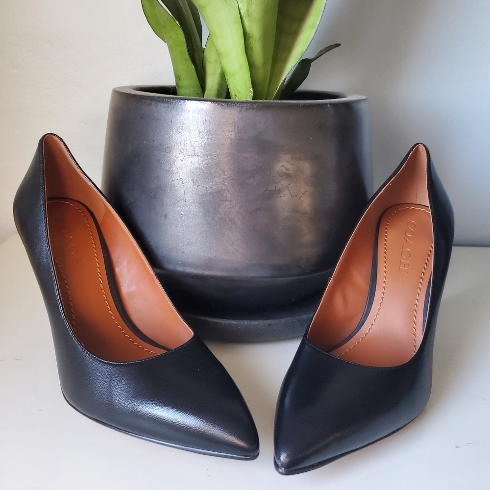 Black Coach heels